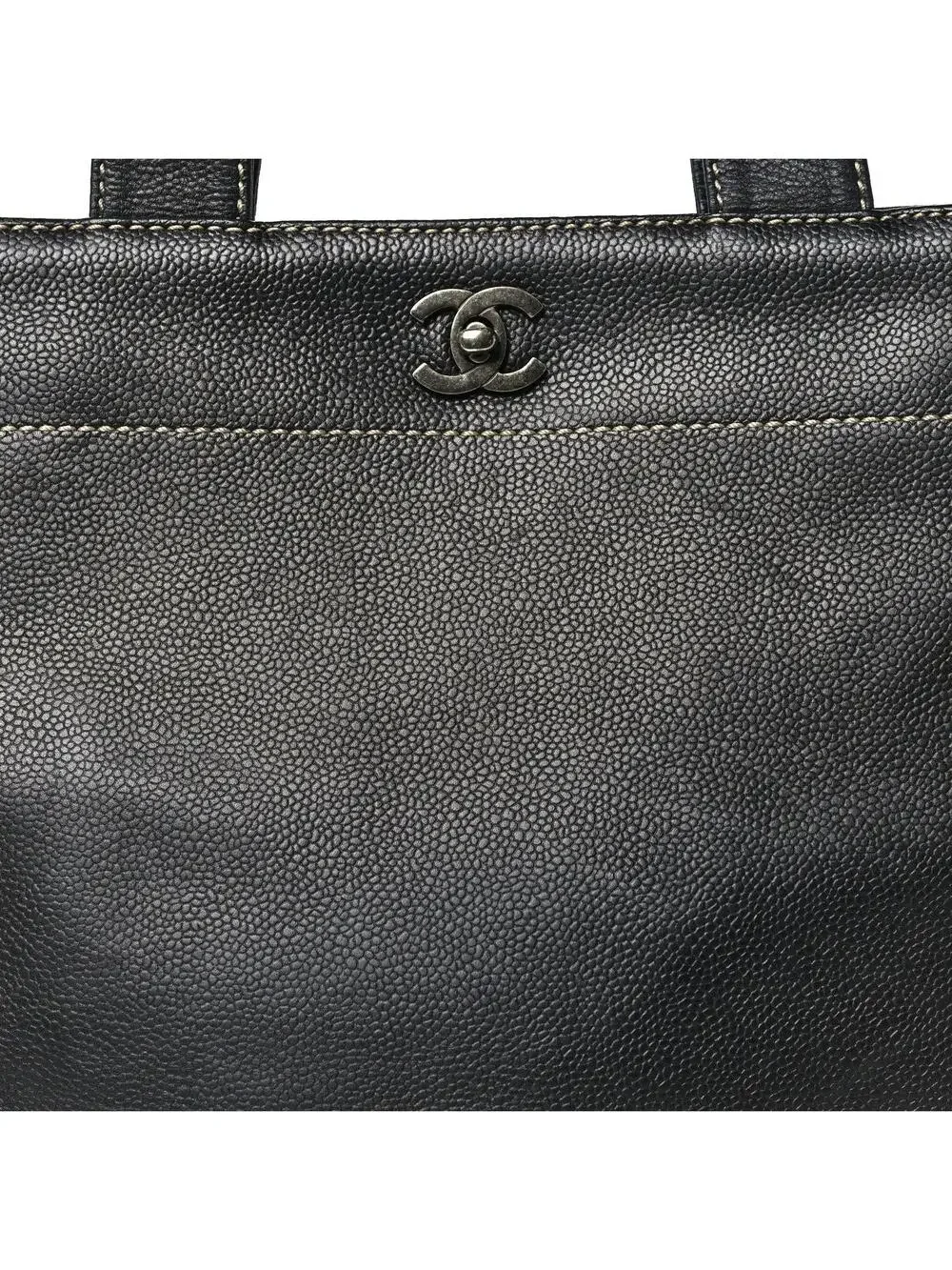 Chanel Caviar Shopping Tote Black #322680C18B